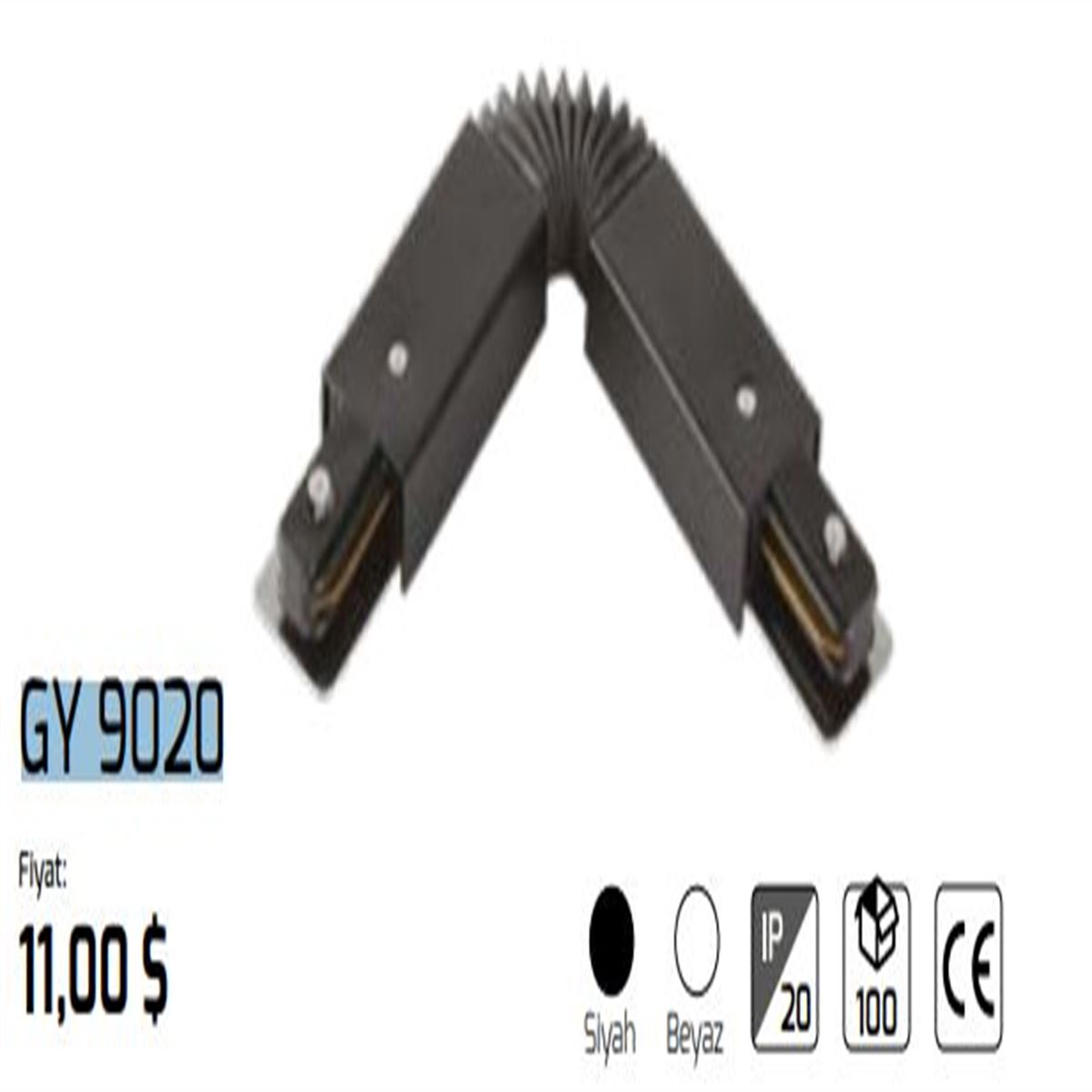 GY 9020 - MONOFAZE RAY ESNEK BAĞLANTI BEYAZ 1