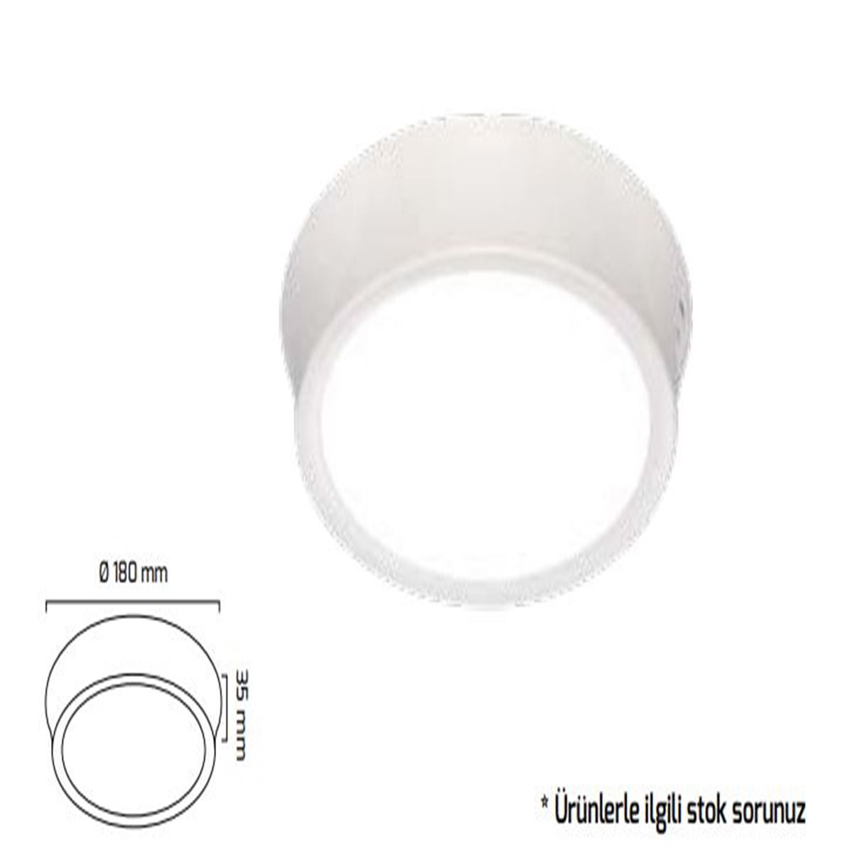 GY 1885-8 CW - S.Ü. SMD LED ARMATÜR 8W 6500K 1
