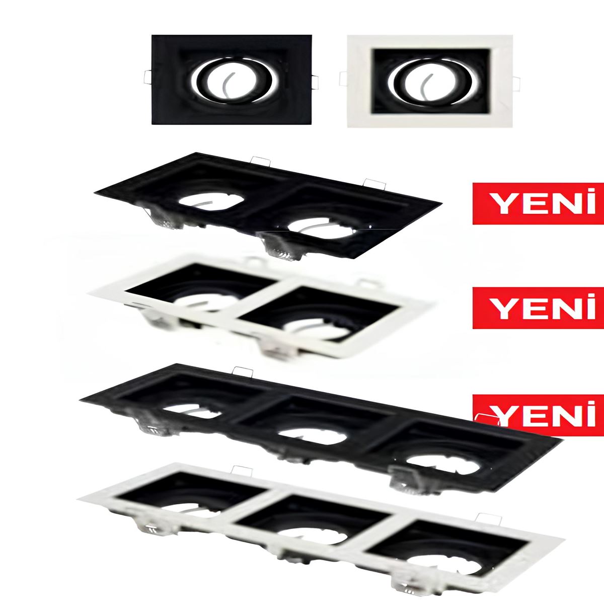 015-028-0001 PETUNYA-1 SİYAH - BEYAZ MR16 1