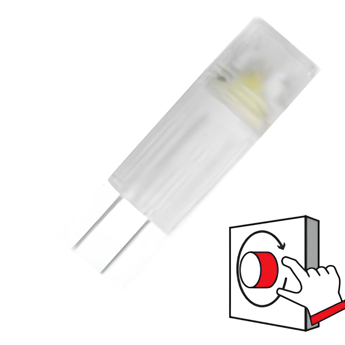 001-007-0002 PIKO-2 1.5W G4 6400K DİMLİ LED AMPUL 1