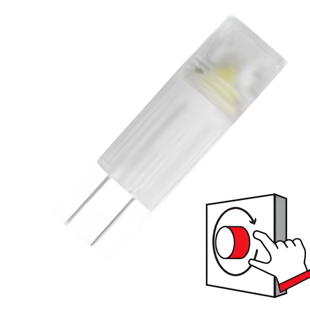 001-007-0003 PIKO-3 3W G4 6400K DİMLİ LED AMPUL 1