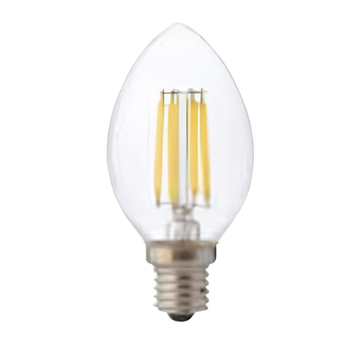 001-013-0004 FILAMENT CANDLE-4 4W 6400K E14 LED AM 1