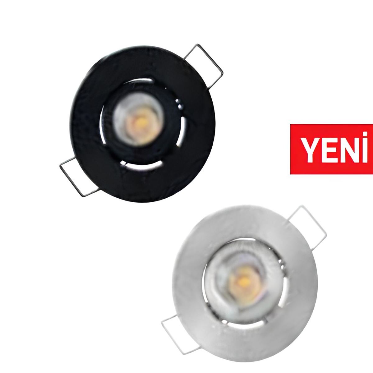 016-028-0001 FIONA 1W SİYAH 6400K LED ARMATUR 1