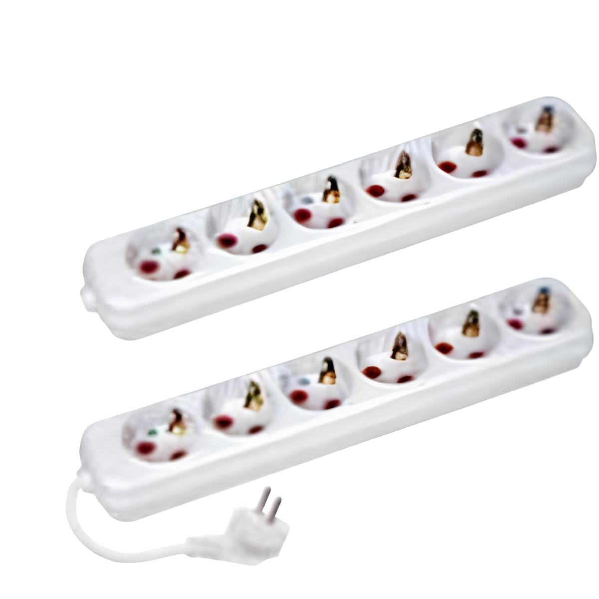 200-603-601 6 LI TOPRAKLI GRUP PRİZ (3M) (3*1) 1