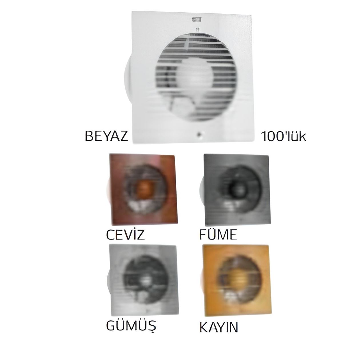500-000-120 PLASTİK FAN 120Ø BEYAZ 1