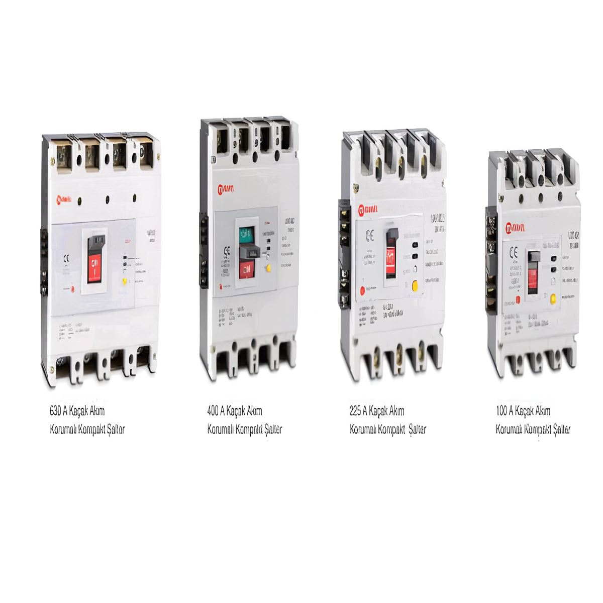KAK KOMPAKT ŞALTER 630A, 4P, 100MA-300MA-500MA, 50 1