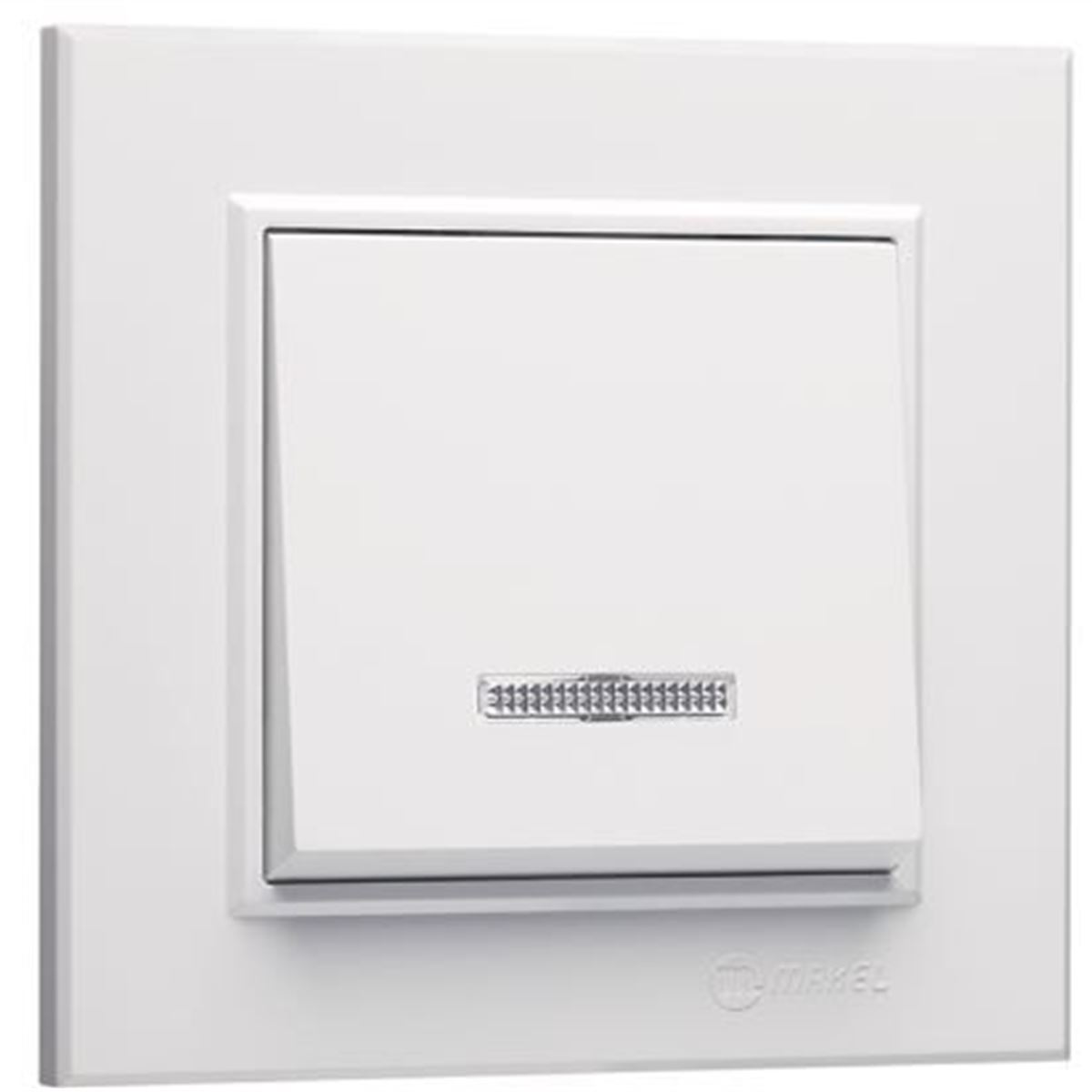KAREA IŞIKLI DEVİATÖR (SOKETLİ) BEYAZ 1