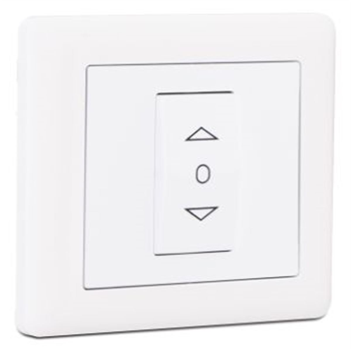 KAREA TEK TUŞLU JALUZİ ANAHTARI BEYAZ 1