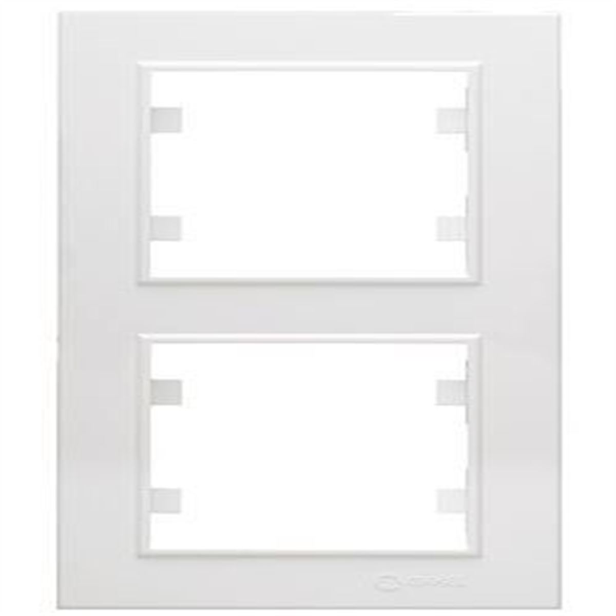 KAREA İKİLİ DİKEY ÇERÇEVE BEYAZ 1