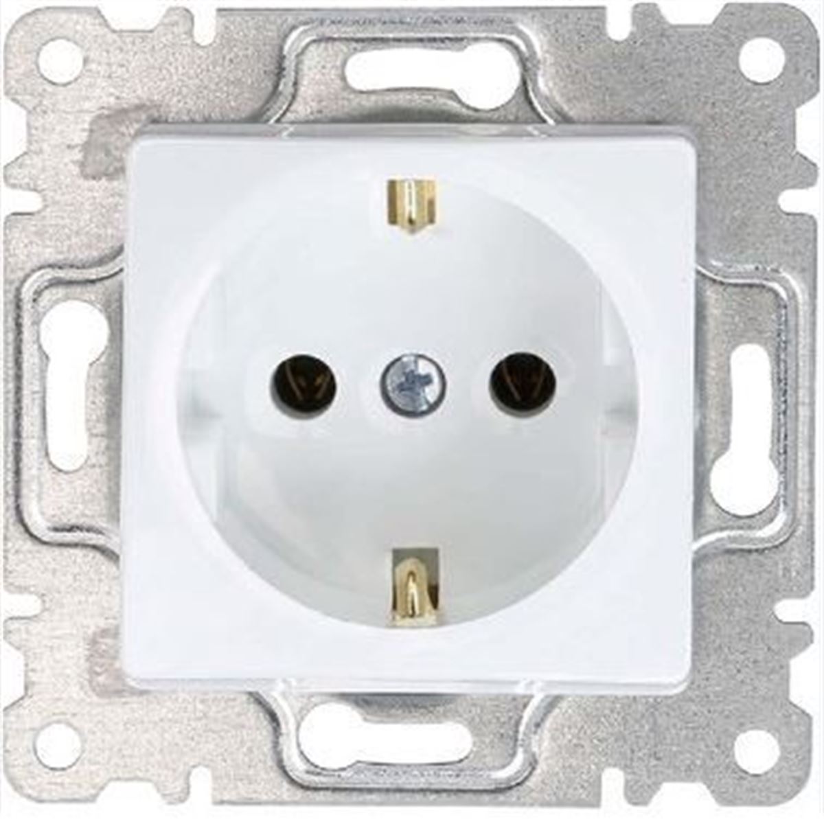 KAREA TOPRAKLI PRİZ MODÜL BEYAZ 1