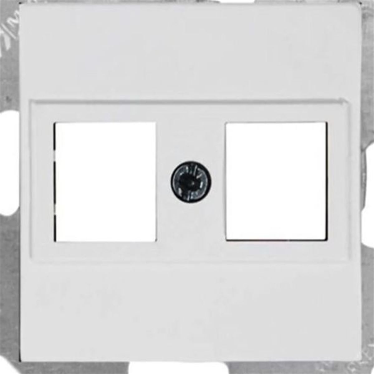 KAREA İKİLİ DATA PRİZİ (BOŞ) MODÜL BEYAZ 1