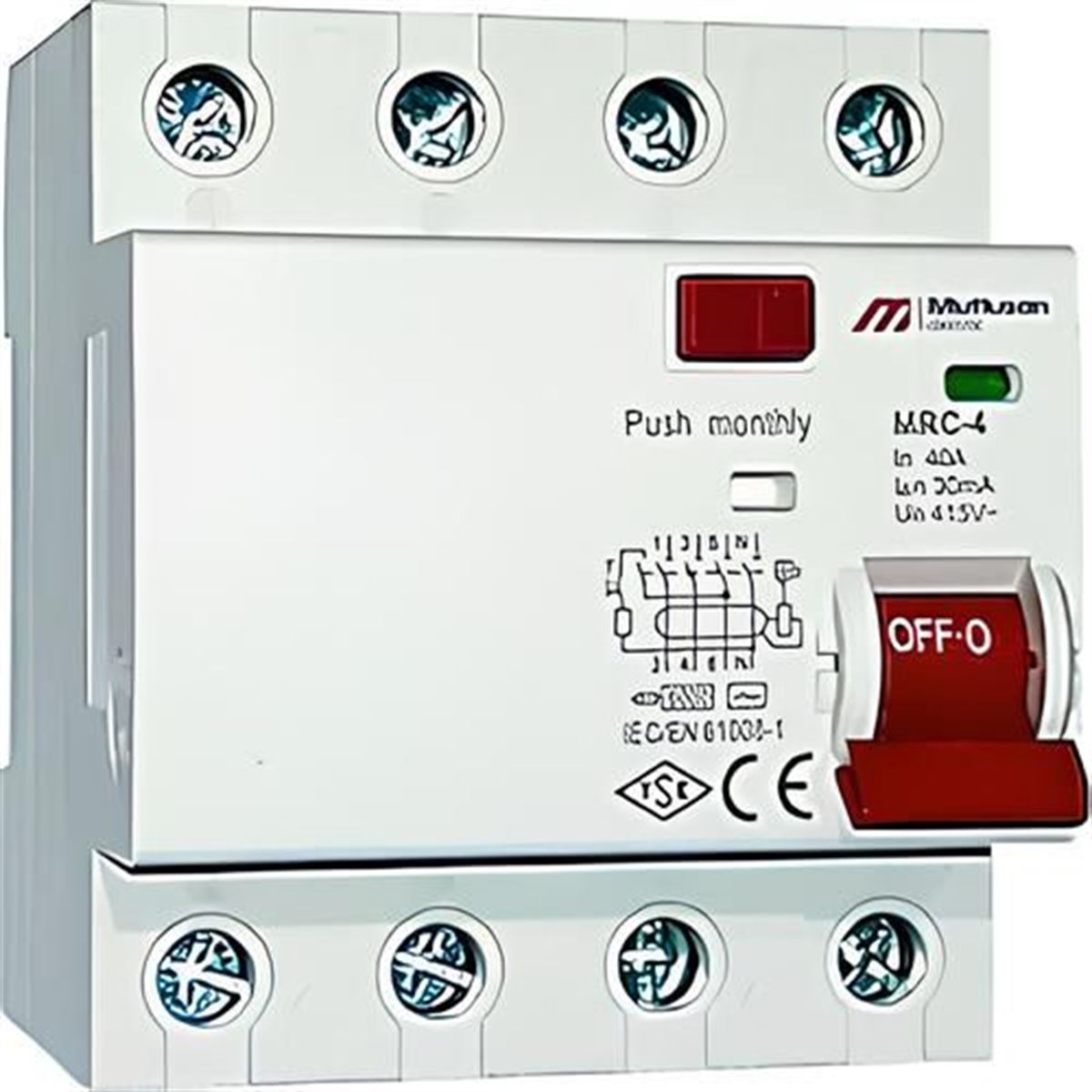 6KA AC 4P 300MA 80A KAÇAK AKIM SİGORTA 1