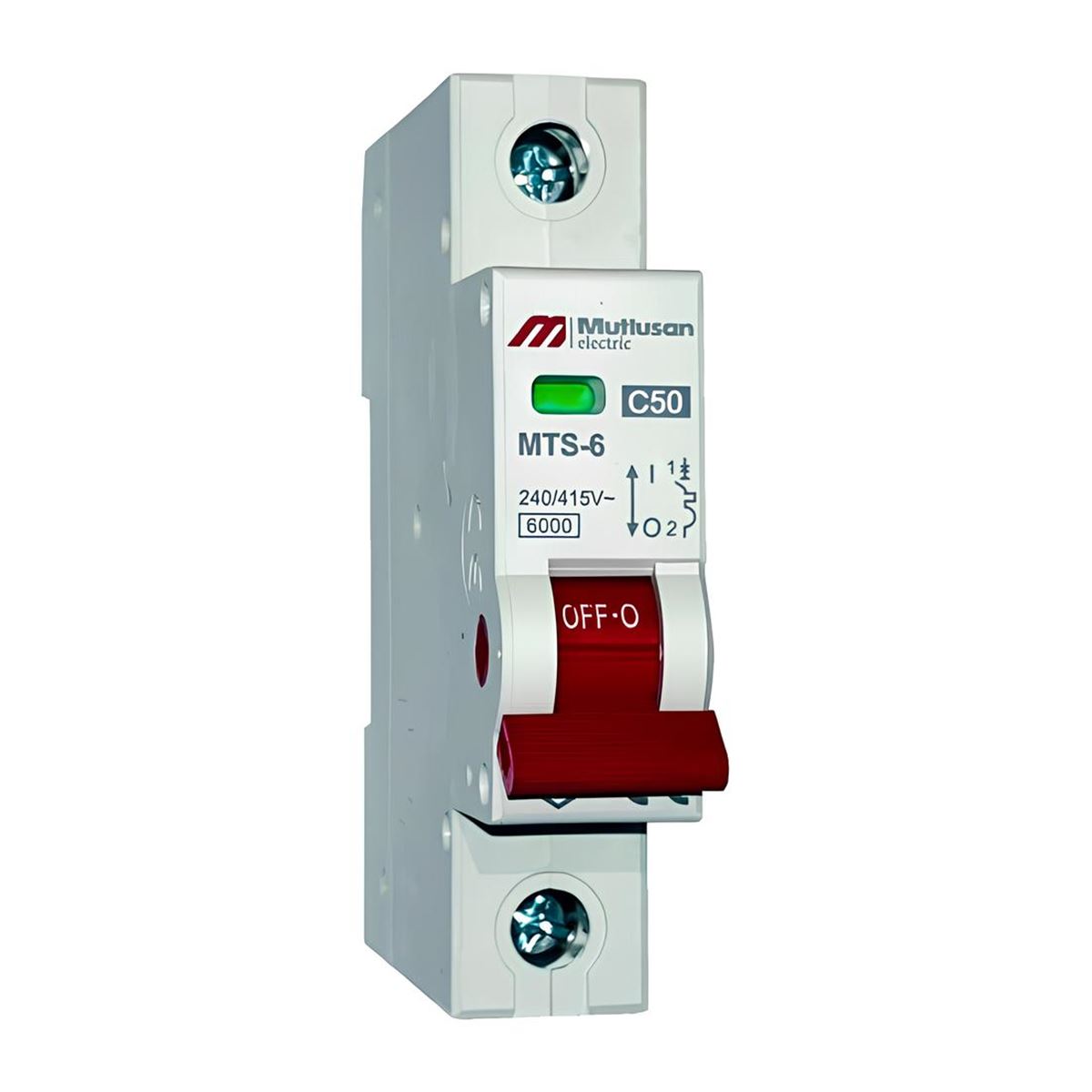 6KA 1P 50A C TİPİ OTOMATİK SİGORTA 1