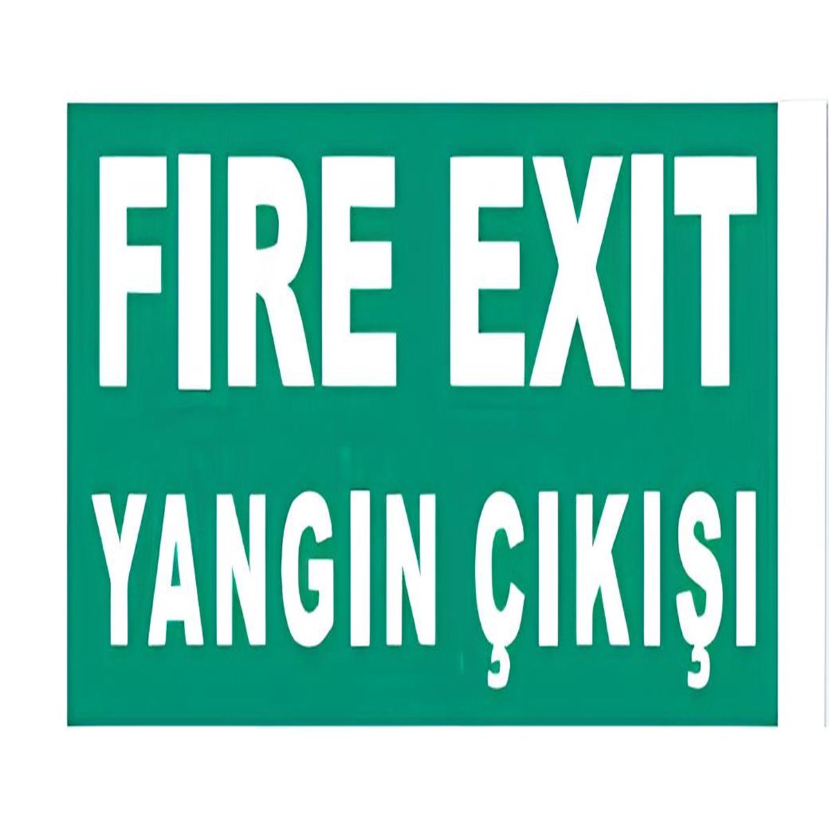 NETELSAN E9105 FIRE EXIT/YANGIN ÇIKIŞI (ESCAPE,TEK 1