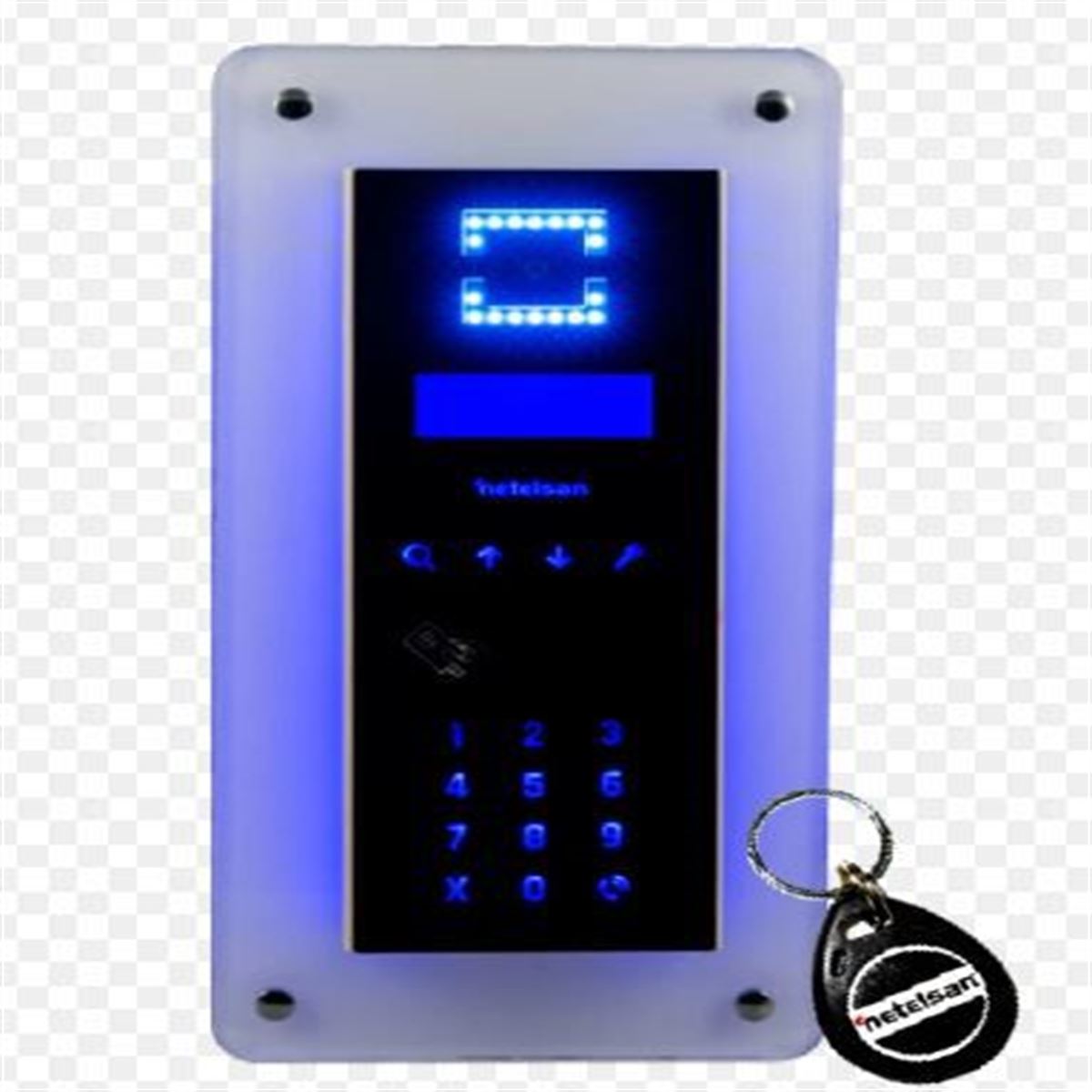 NETELSAN KAMERASIZ DİJİTAL TUŞLU ,KARTLI ZİL PANEL 1