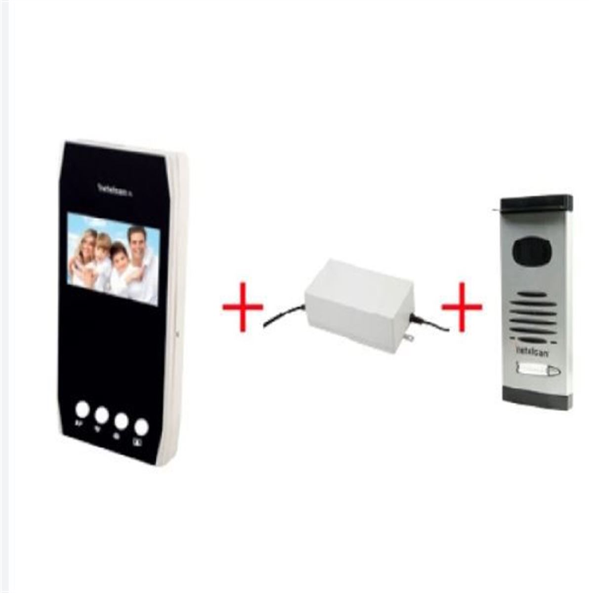 NETELSAN WARRIOR 4.3'' BUTONLU DİJİTAL PANELLİ 1'Lİ 1