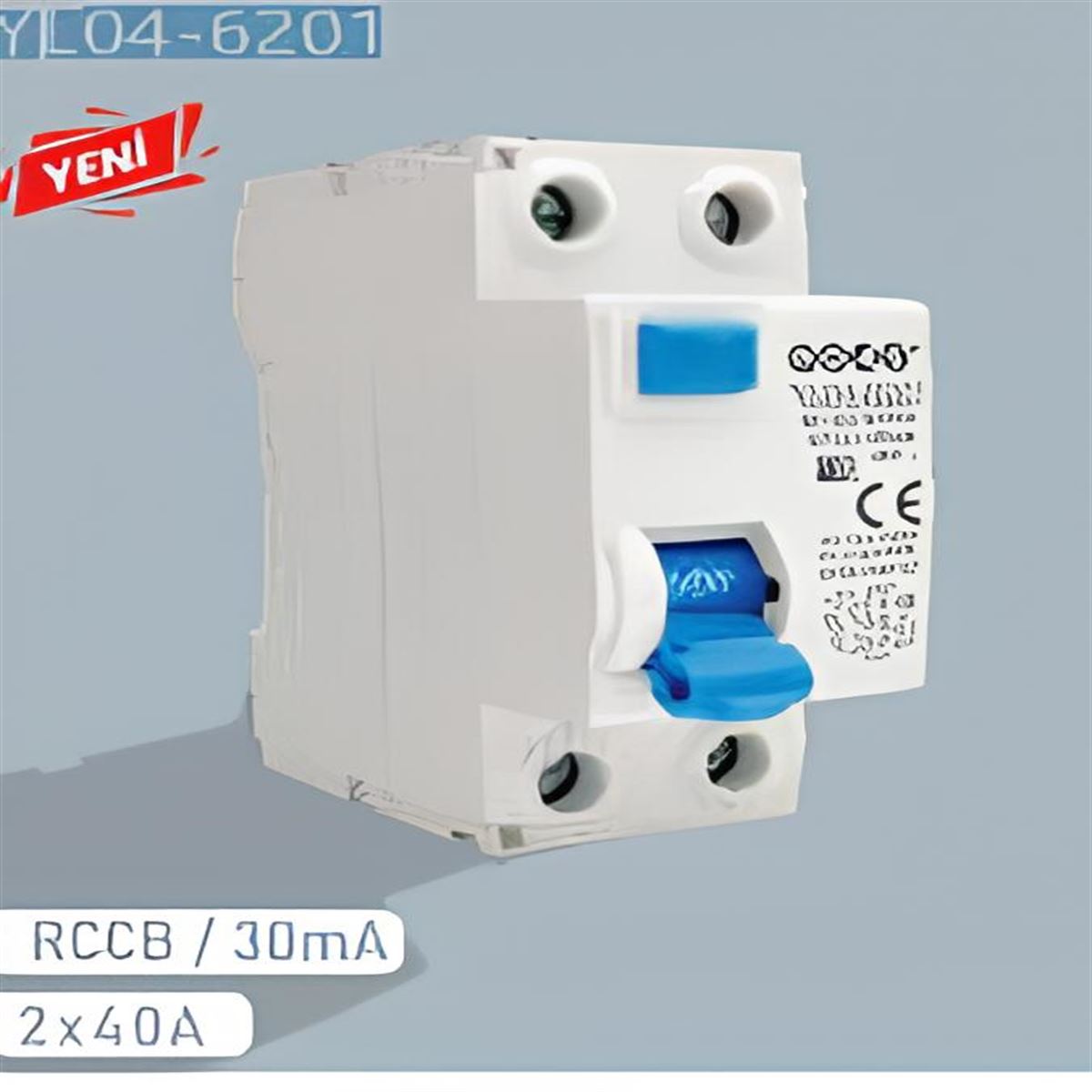 40A KAÇAK AKIM RÖLESİ 30 MA 1