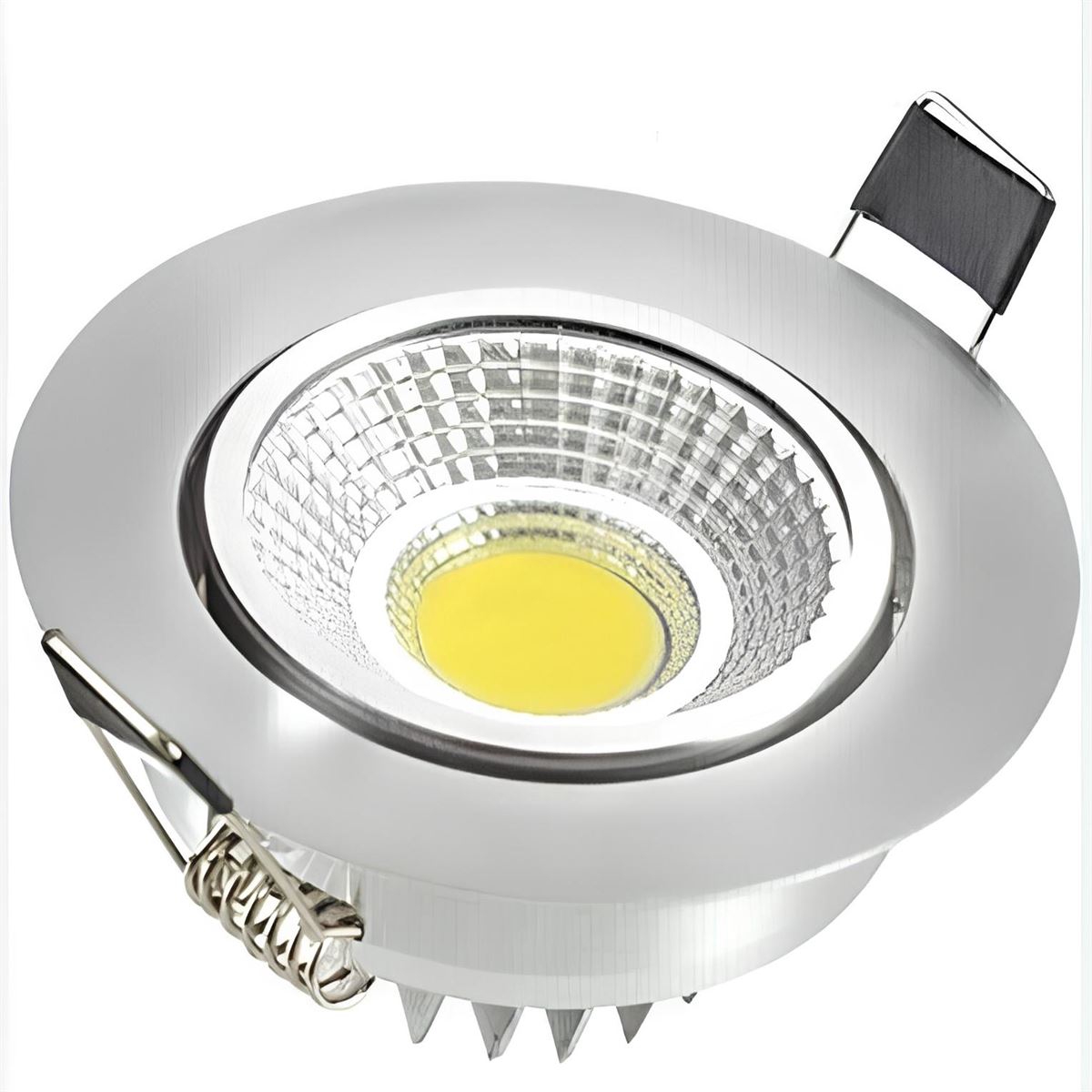 5W COB LED SPOT MERCAN KROM KASA BEYAZ 1