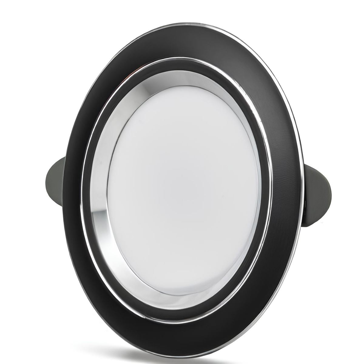 5W BLACK + SILVER LED SPOT BEYAZ 1