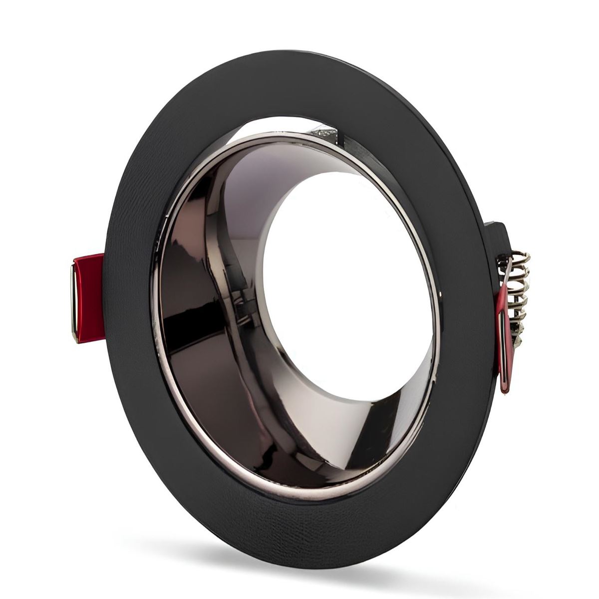 REN DEKORATİF YUVARLAK SİYAH-UV KROM KASA 1