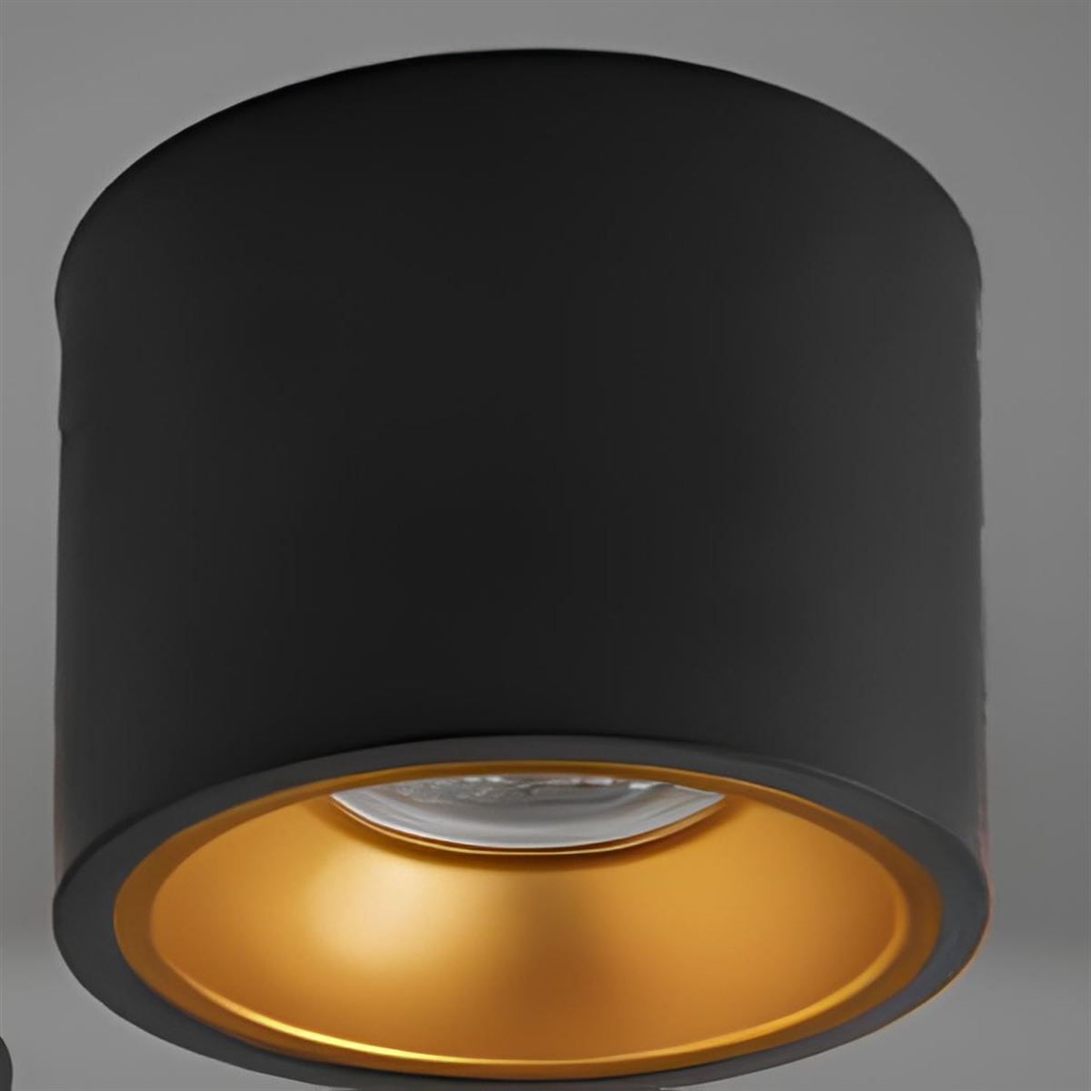 ROMA GU10 100X100 SİYAH-BAKIR KASA 1