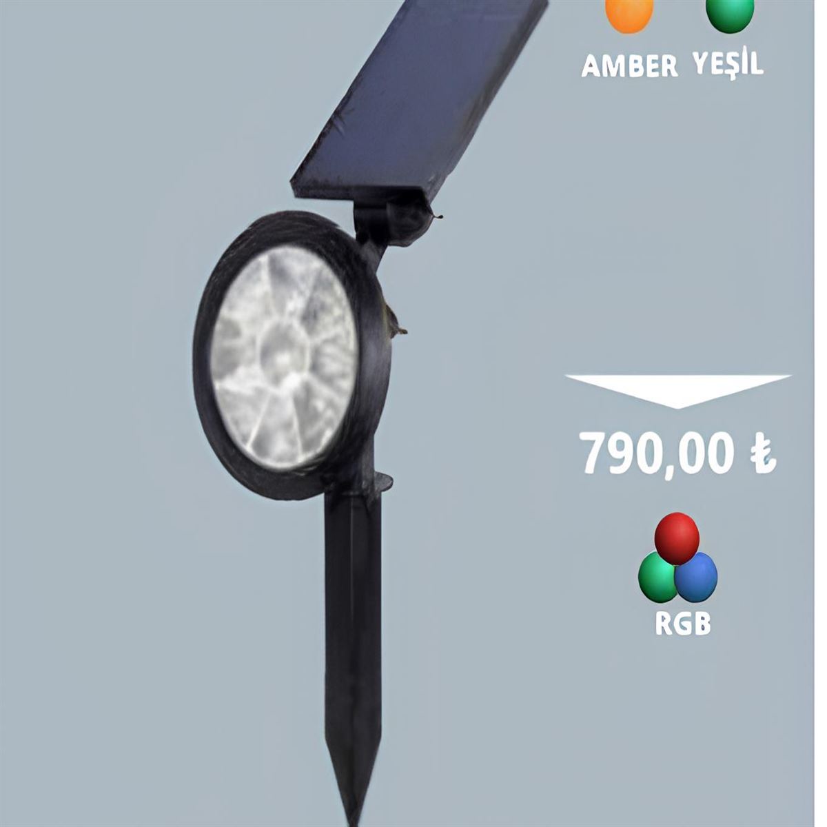 10W LED BAHÇE ARMATÜRÜ YEŞİL 1