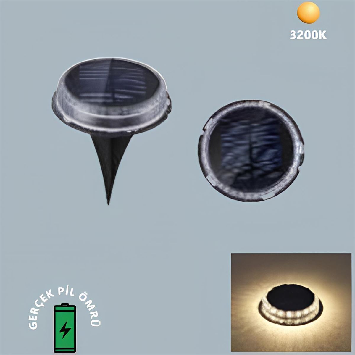 5W SATÜRN SOLAR YER ARMATÜRÜ GÜNIŞIĞI 1