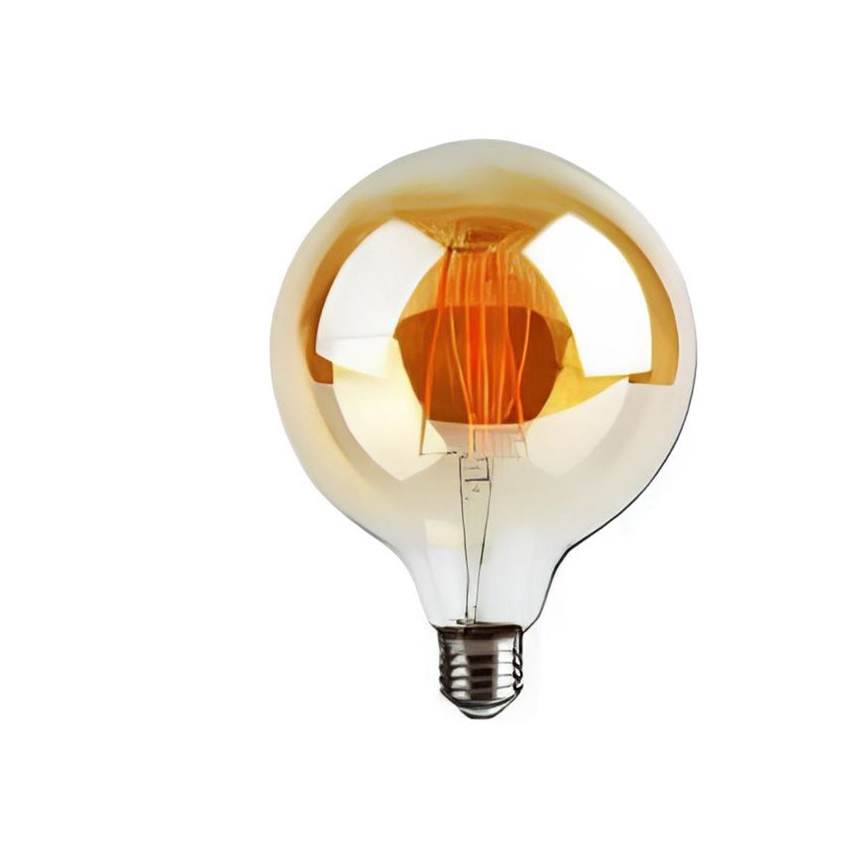 6W G95 RUSTIK AMPUL AMBER/1800K - E27 1
