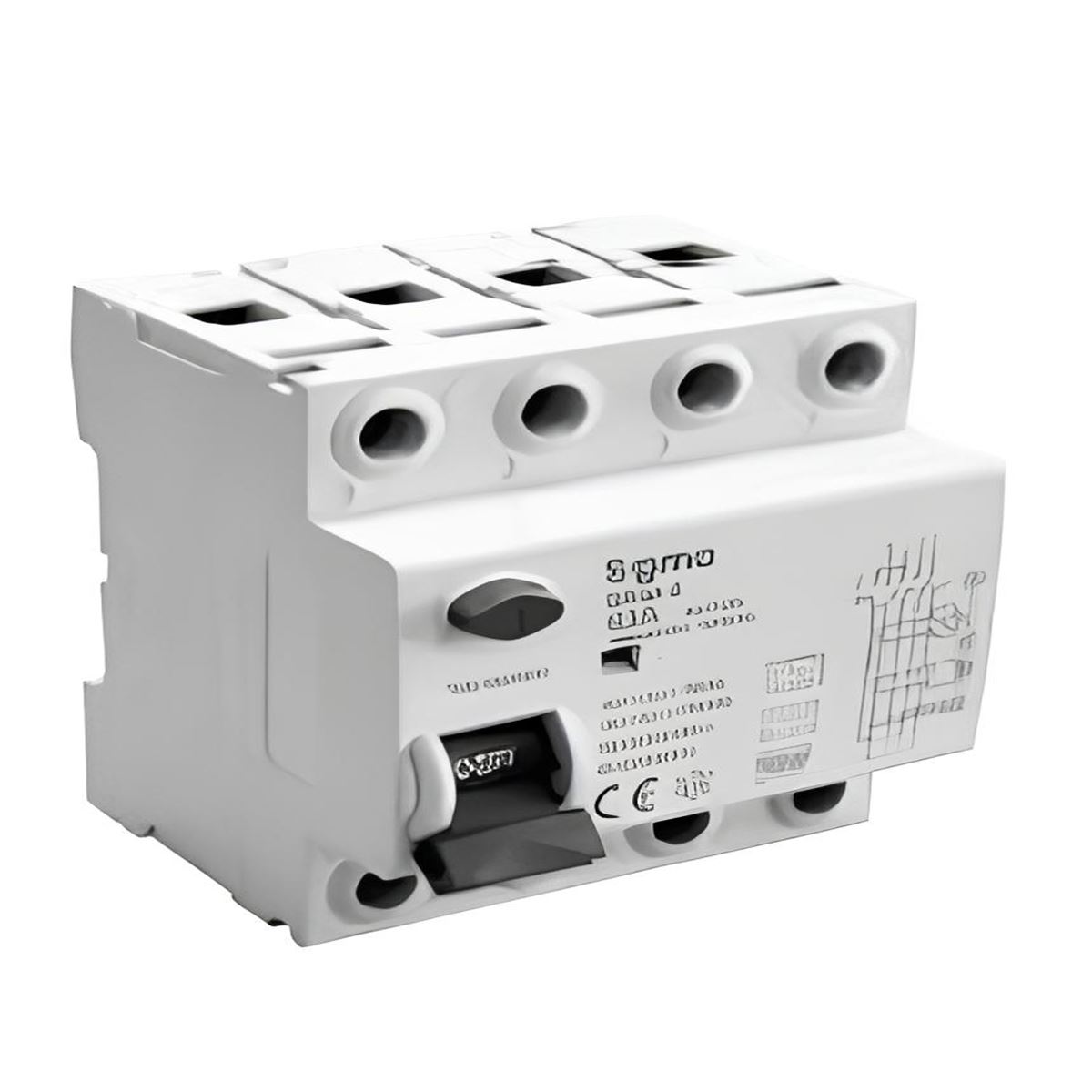 SKM 4P 300mA 40A B TİPİ KACAK AKIM KOR.ŞALT. 1