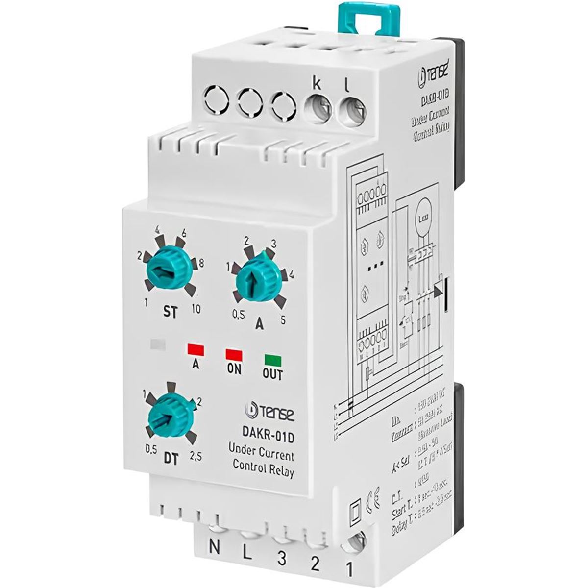 Düşük Akım Kontrol Rölesi 1-10.000/5A ve ya 0.5A - 1