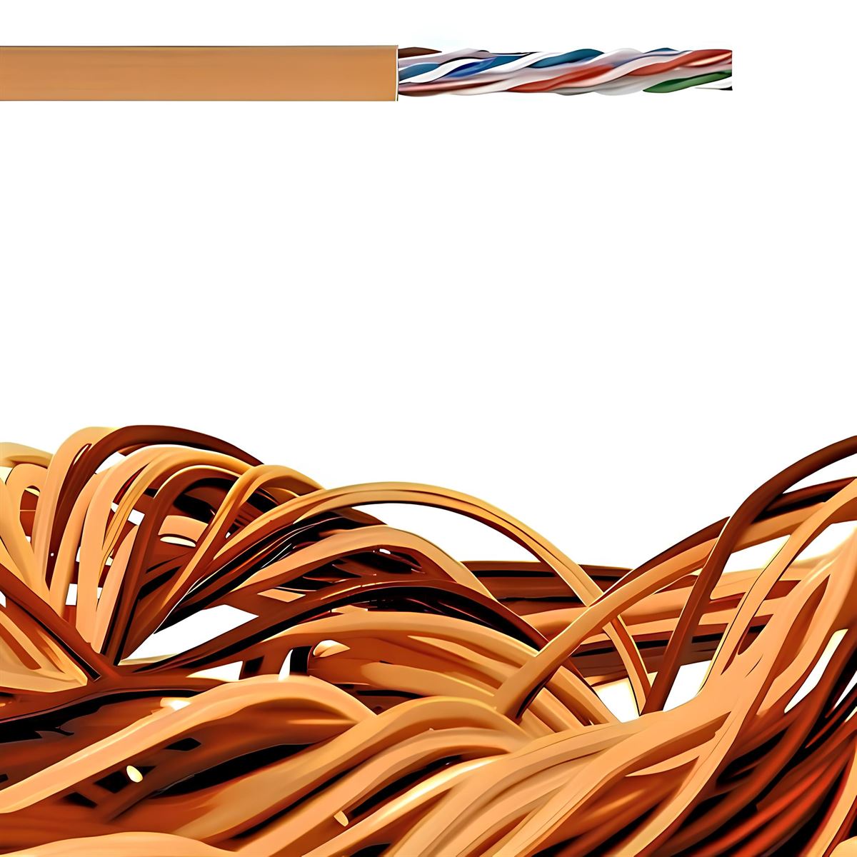 CAT- 6e UTP 4X2X23 AWG HFFR TURUNCU 1