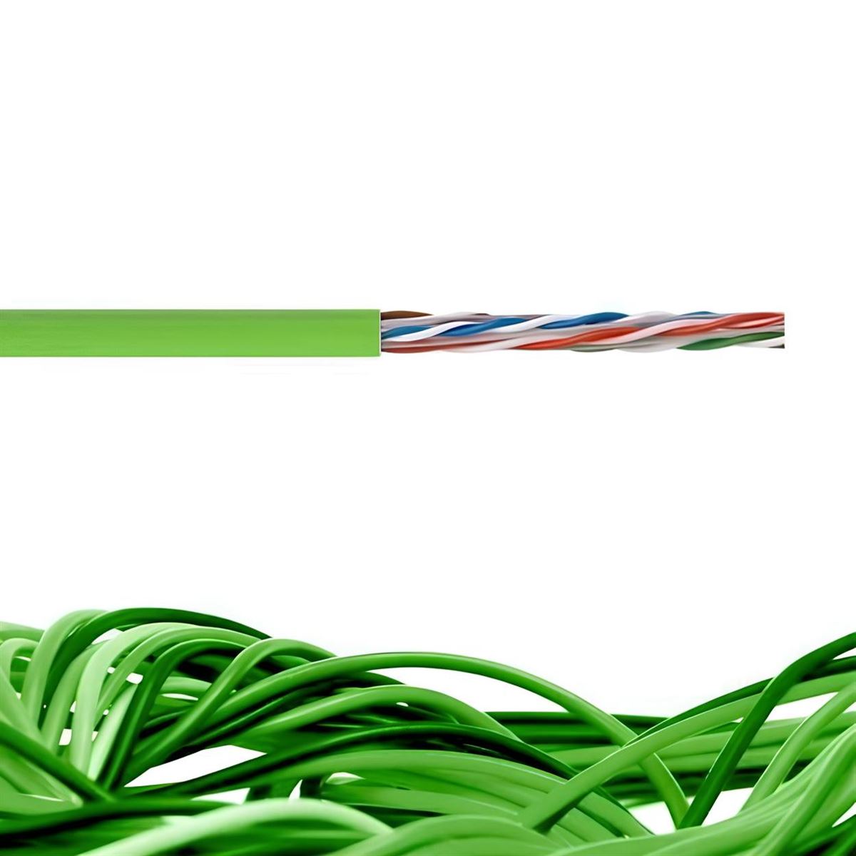 CAT- 6e UTP 4X2X23 AWG HFFR YEŞİL 1