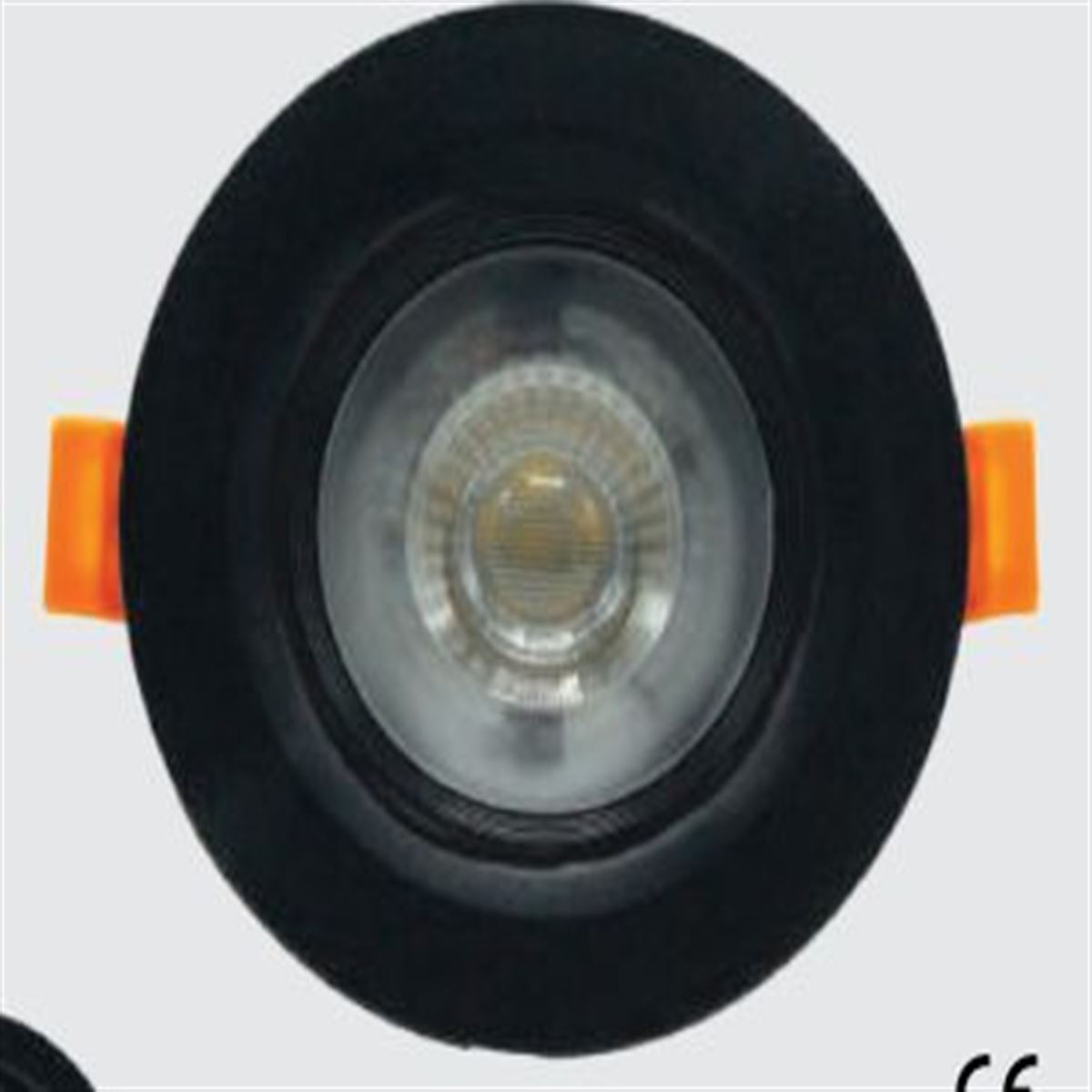 5 WATT SMD YUVARLAK SİYAH KASA 1