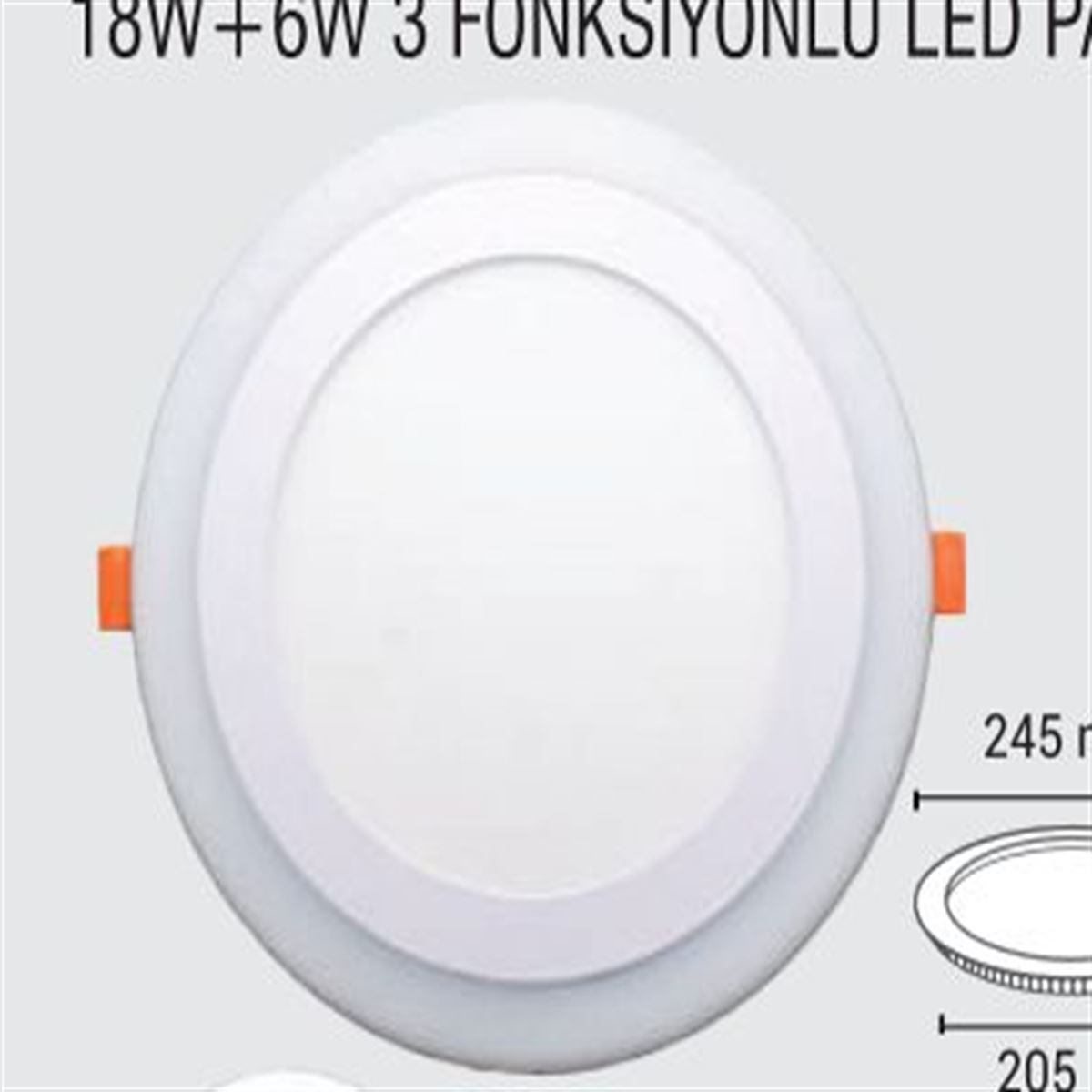18W+6W 3 FONKSİYONLU LED PANEL 1