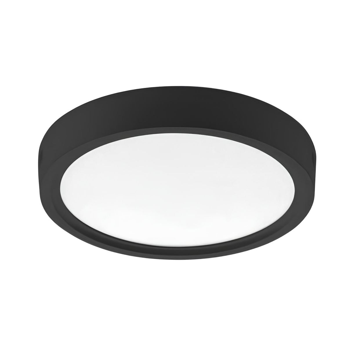 18 WATT SIVA ÜSTÜ LED PANEL YUVARLAK SİYAH KASA 1