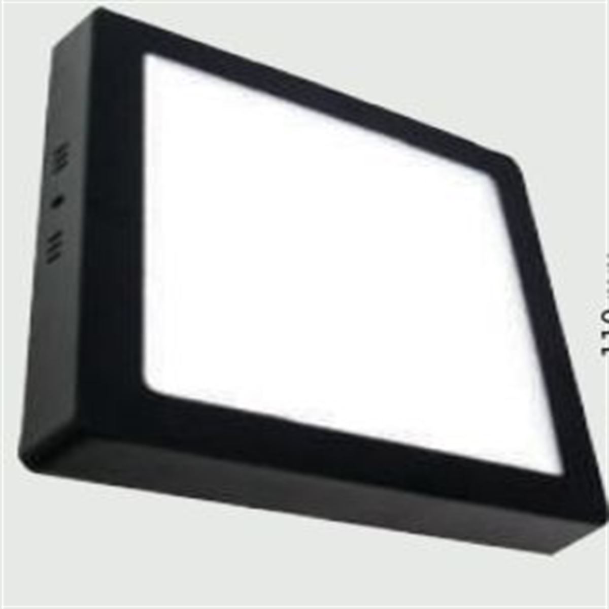 6 WATT SIVA ÜSTÜ LED PANEL KARE SİYAH KASA 1