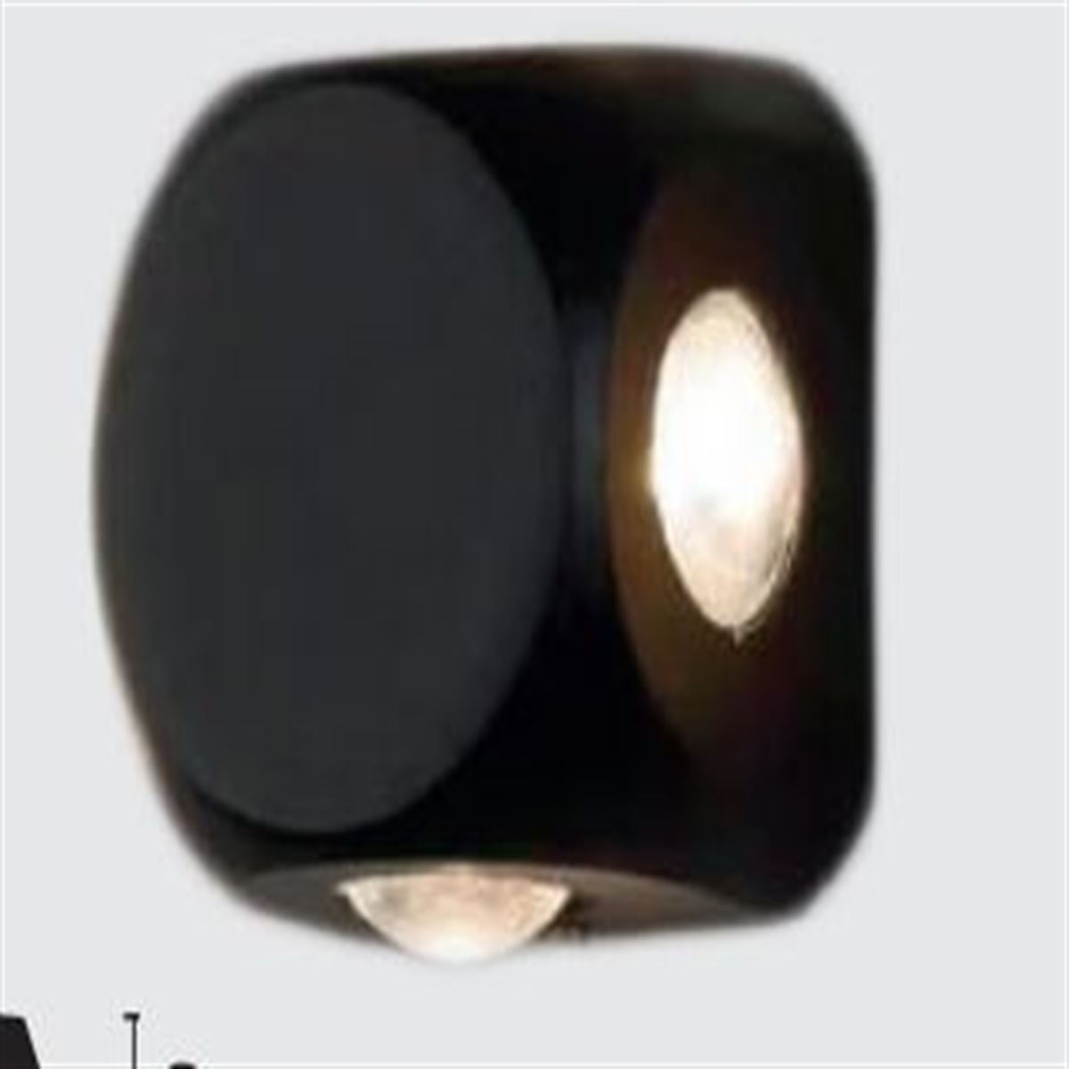 4 WATT  DUVAR APLIGI (SİYAH 4 YÖNLÜ) 1