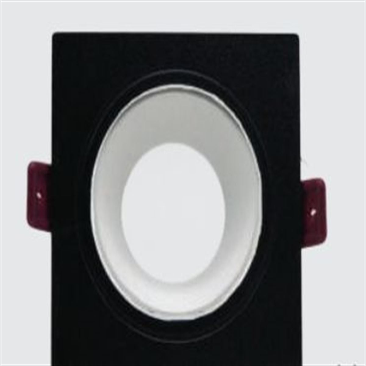 DEKORATİF KASA  TEKLİ KARE SİYAH-KROM 1