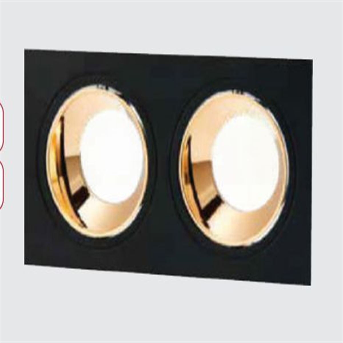 DEKORATİF KASA İKİLİ SİYAH-ROSE GOLD 1