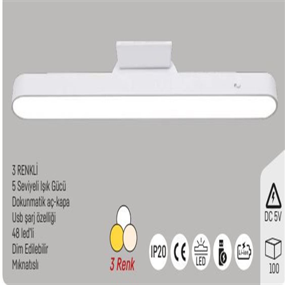 4W MAGNETLİ MASA LAMBASI 1