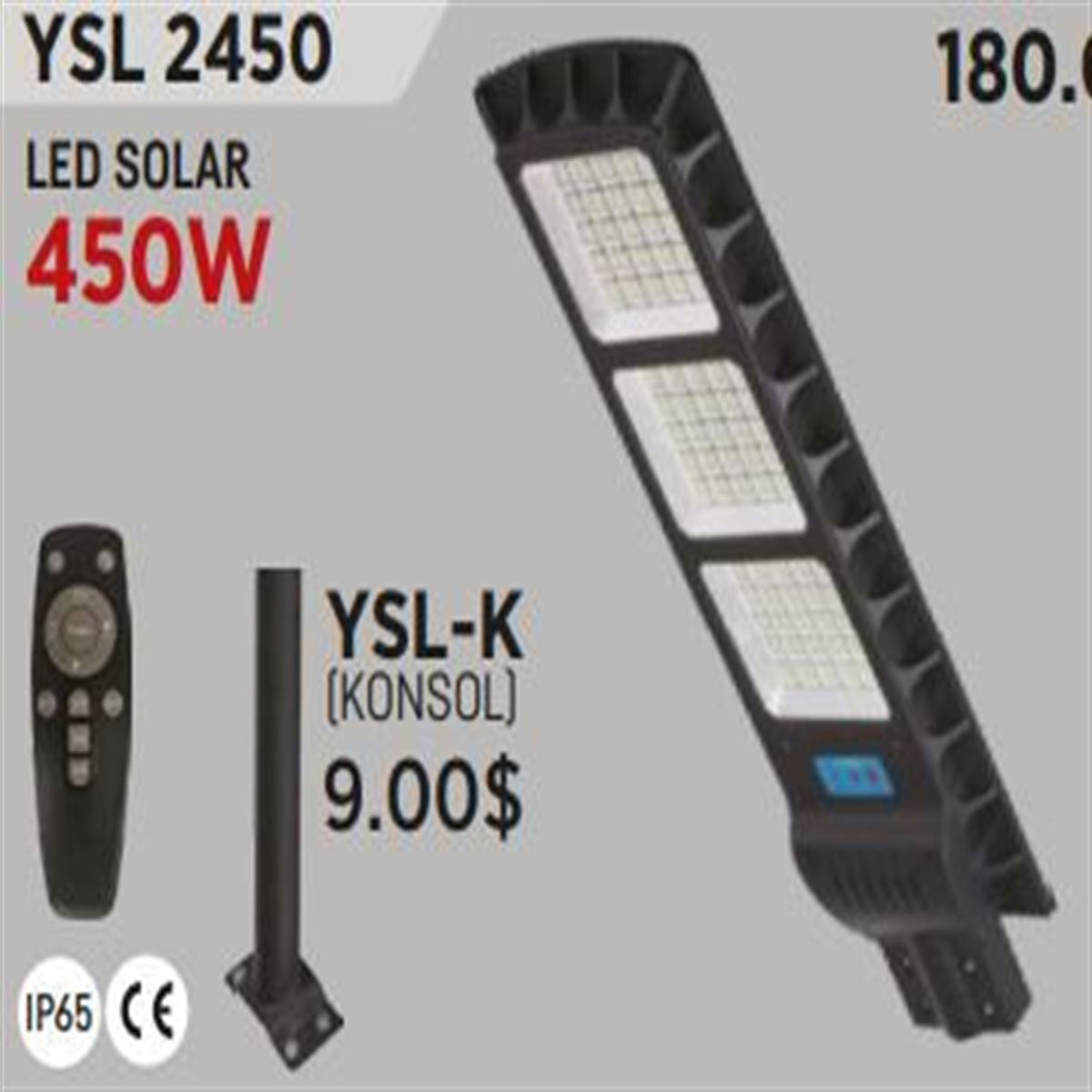 450W SOLAR SMD LED SOKAK ARMATÜR 1