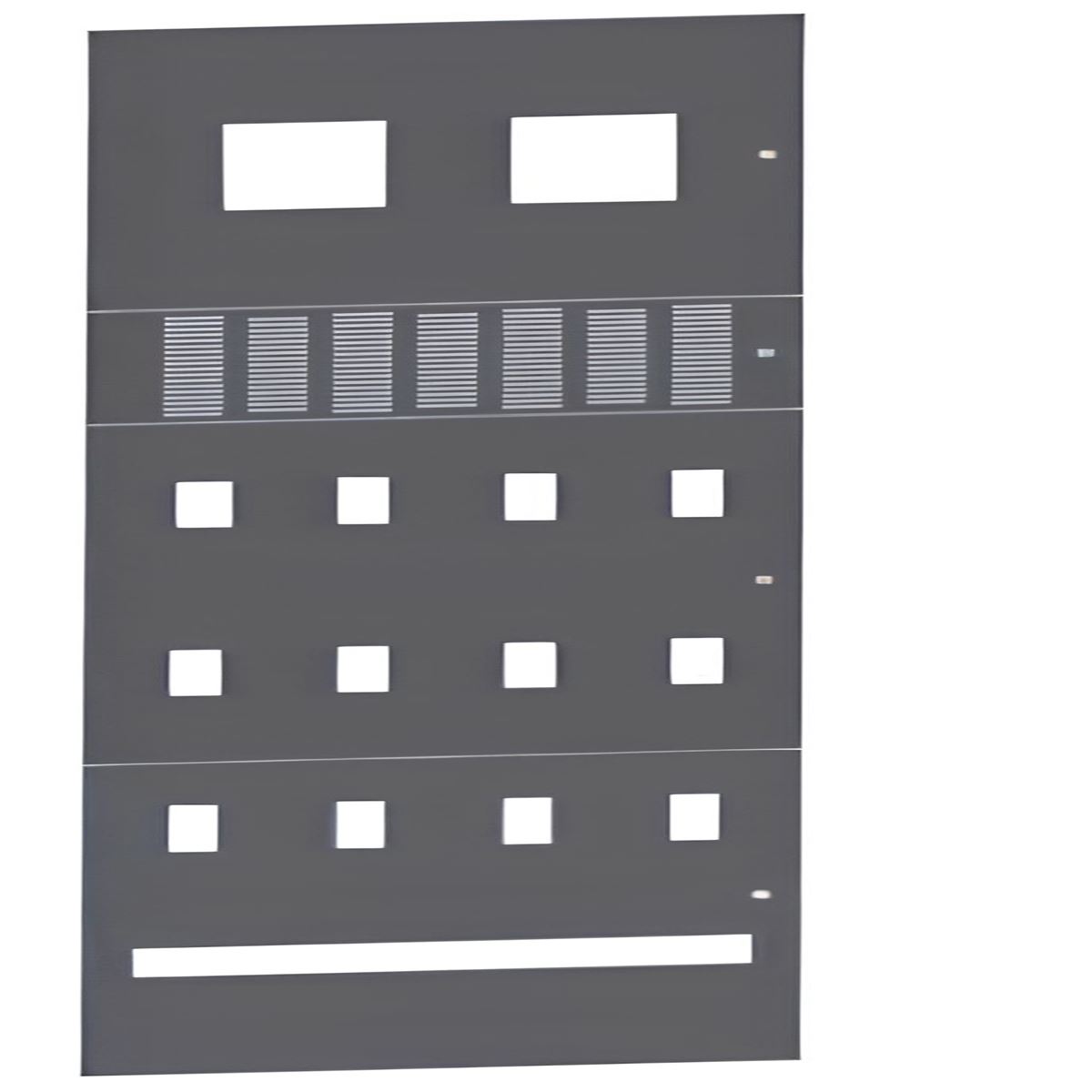 15*80 cm modüler pano örtü plakası (genişlik 800 m 1