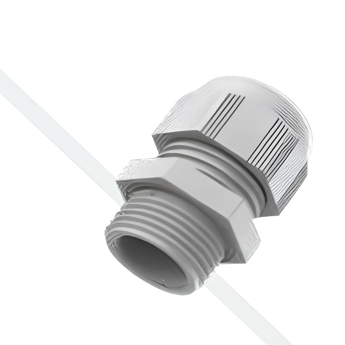 M20X1,5/10 Standart Polyamid Metrik Rakor K.Gri 1